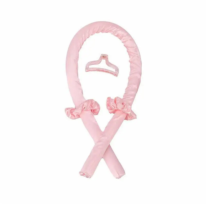 Heatless Curling Rod Headband + Hair Claw Clip (2-Piece Set) – No-Heat Soft Waves Styling Tool