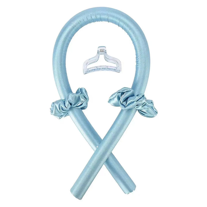 Heatless Curling Rod Headband + Hair Claw Clip (2-Piece Set) – No-Heat Soft Waves Styling Tool