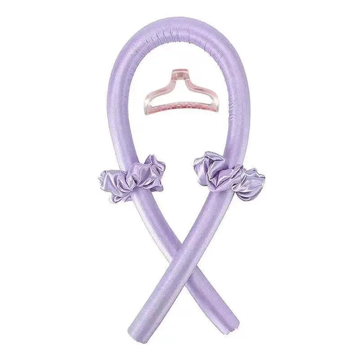 Heatless Curling Rod Headband + Hair Claw Clip (2-Piece Set) – No-Heat Soft Waves Styling Tool